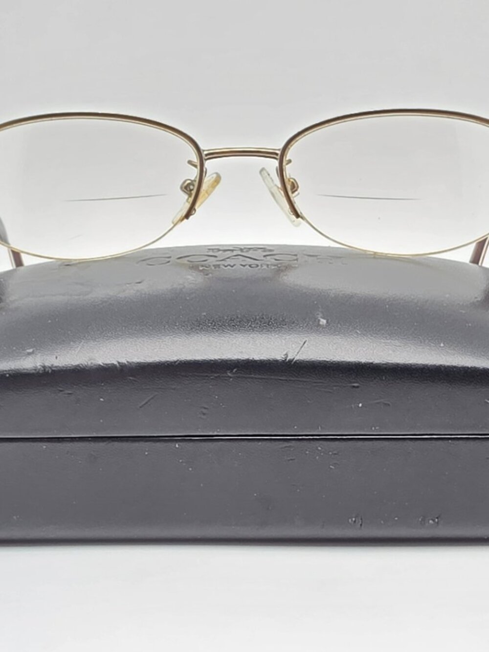 Coach HC5030 9002 Betsy Sand Semi Rimless Eyeglasses Frame w/ Case 50-17-135